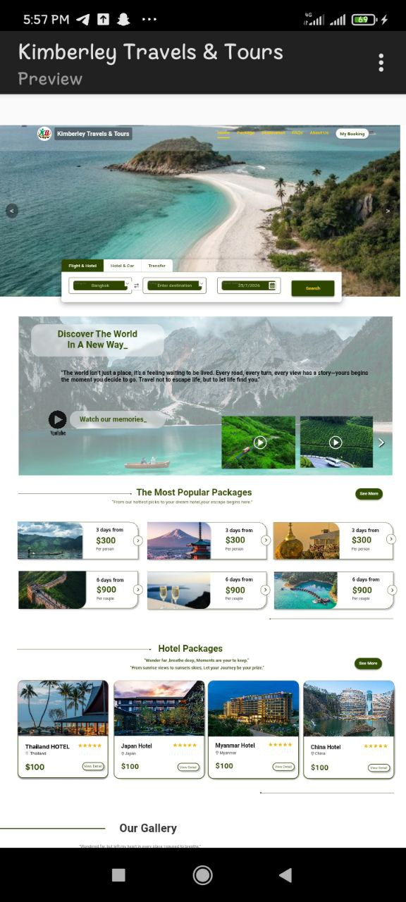 Travel Website